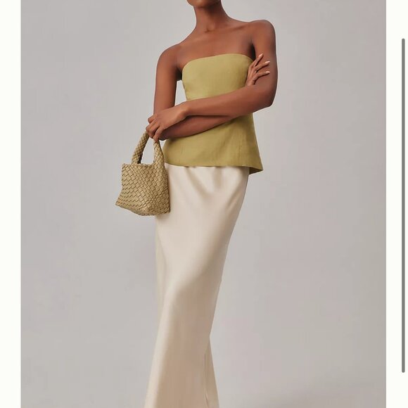 NWT Reformation Iskra Two Piece set in Olive Oil - Picture 1 of 8